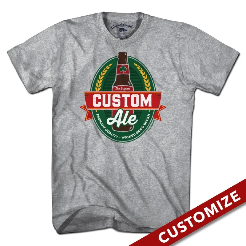 women’s T-shirts for layeringCustom Ale Label T-Shirt