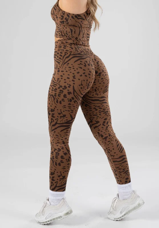 printed workout leggingsReluna Crossover Sculptseam™ Legging Jaguar