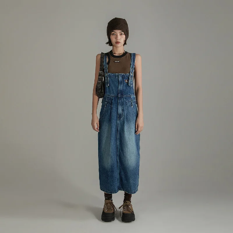 Colorful jumpsuits & dresses for summerDenim Overalls Long Dress