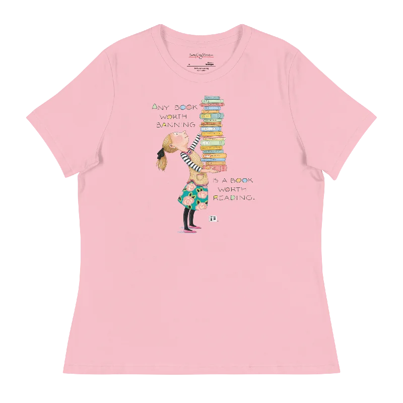 women’s T-shirts with cool designsBook Banning Women's T-Shirt