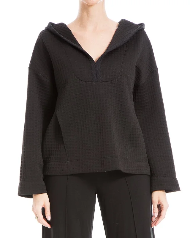 women's zip-up sweatersMax Studio Knit Top