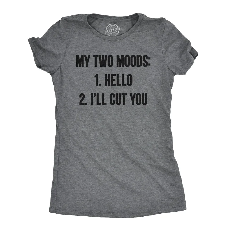 long sleeve women’s T-shirtsMy Two Moods Women's T Shirt