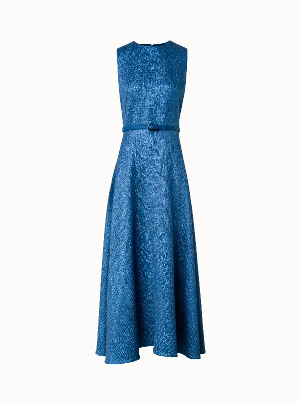 Trendy oversized dresses & jumpsuitsWool Silk Lurex Midi Dress