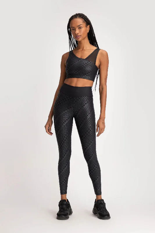 printed leggings for exerciseGraphic ID Leggings