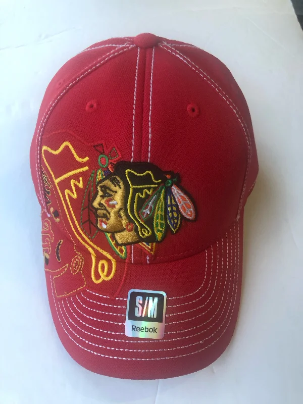 women's holiday topsChicago Blackhawks Reebok Draft Spin Structured Hat