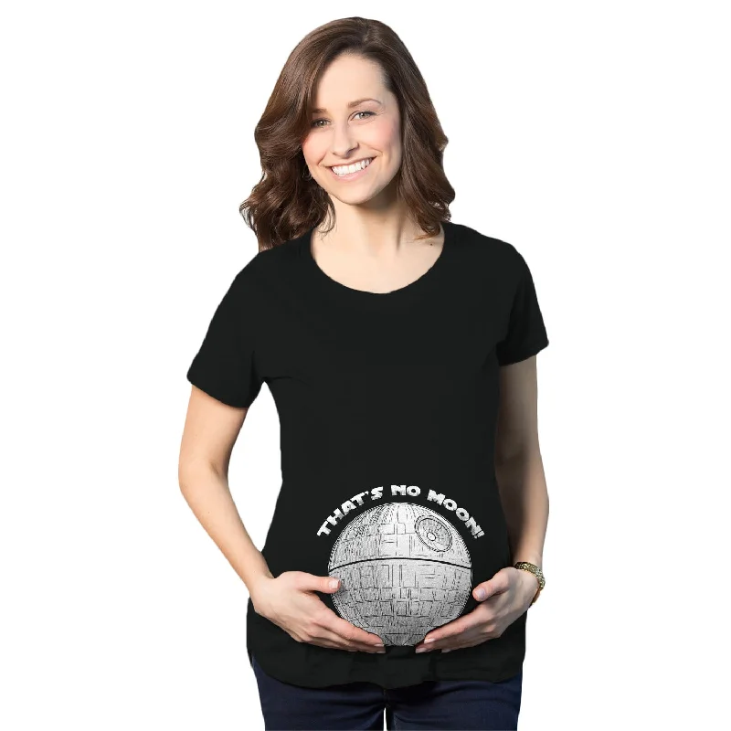 short sleeve women’s T-shirtsThat's No Moon Maternity T Shirt