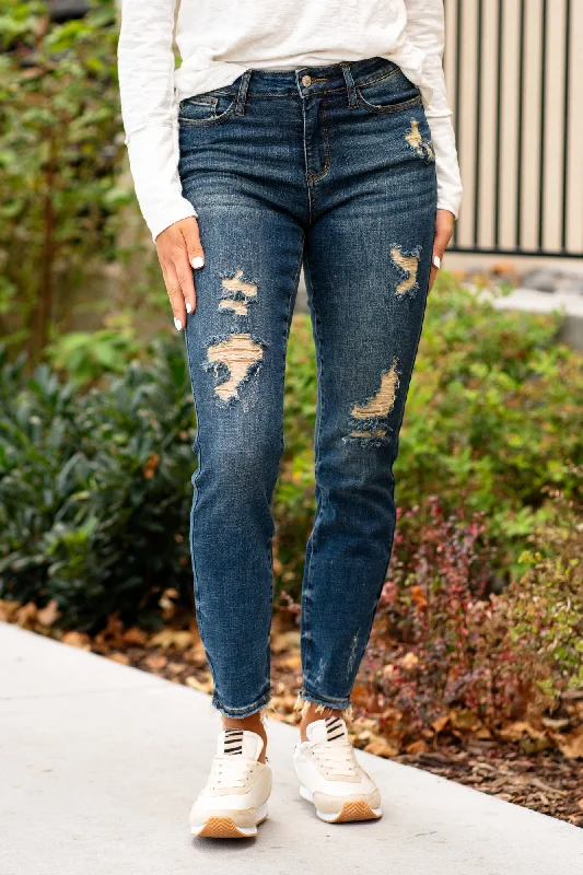 ripped mom jeansPlus Size Evansville Mid Rise Distressed Relaxed Fit