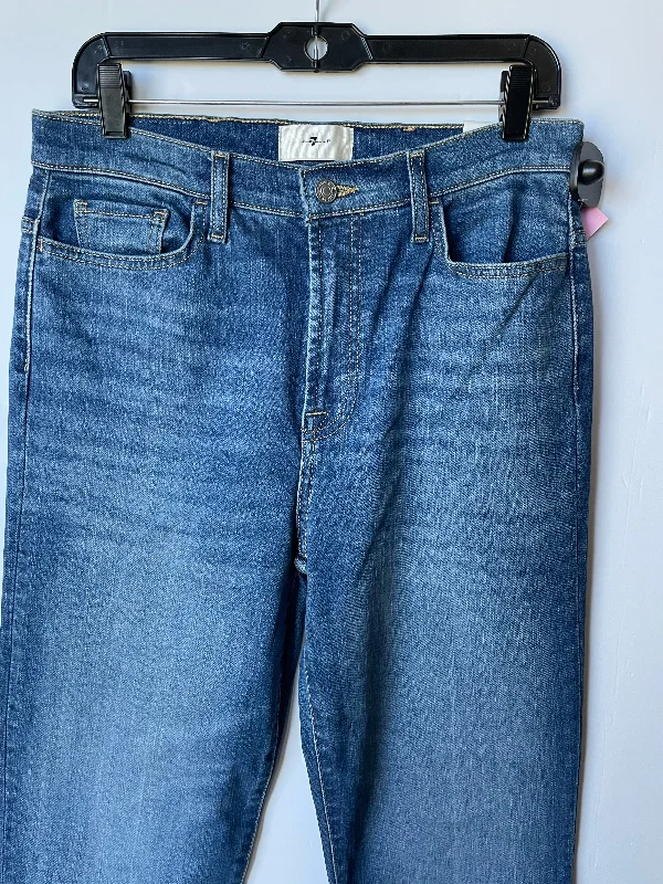 dark wash denim jeansJeans Boot Cut By 7 For All Mankind  Size: 10