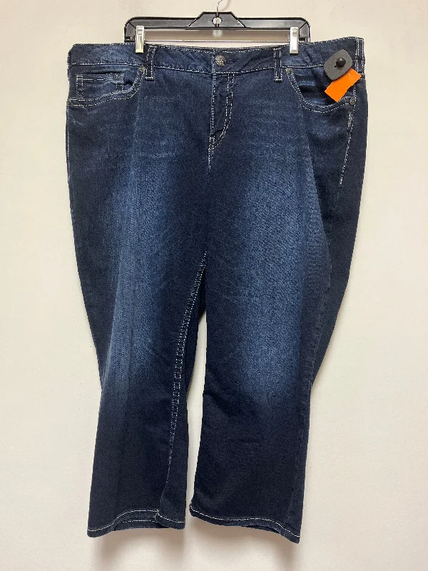 plus size skinny denim jeansJeans Cropped By Silver  Size: 24