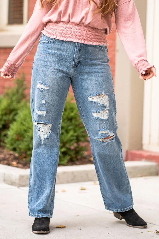 winter denim jeansHenderson High Rise 90's Baggy