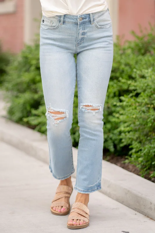 ripped mom jeansCoraline Mid Rise Kick Flare Jeans