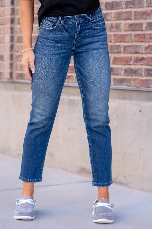 affordable denim jeansDolores Mid Rise Slim Straight