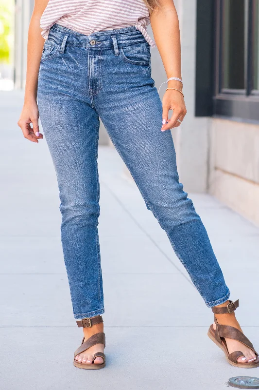 summer denim jeansWeston High Rise Mom Fit