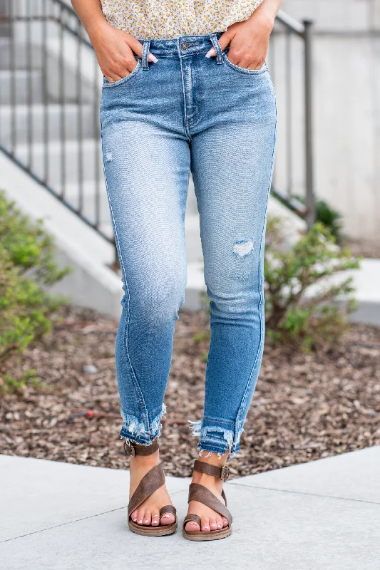 cropped skinny jeansSylvia High Rise Released Hem Ankle Skinny