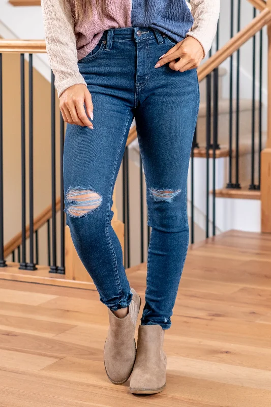 ankle length skinny jeansRose High Rise Super Skinny