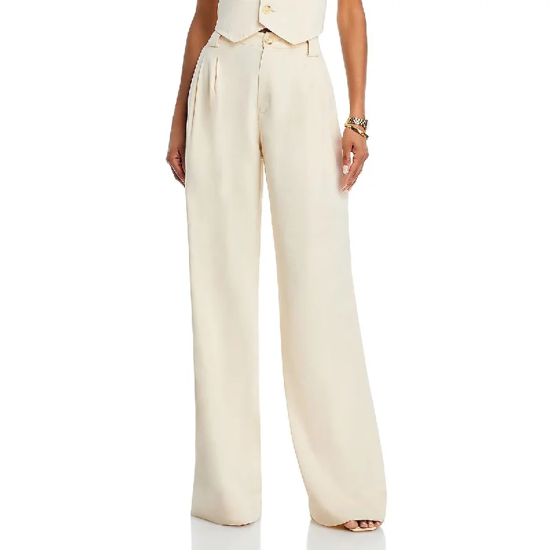 loose women’s pantsA.L.C. Womens Linen Pleated Trouser Pants