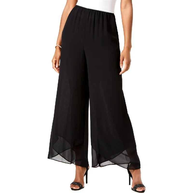 women’s straight leg pantsAlex Evenings Womens Sheer Elastic Waist Dress Pants