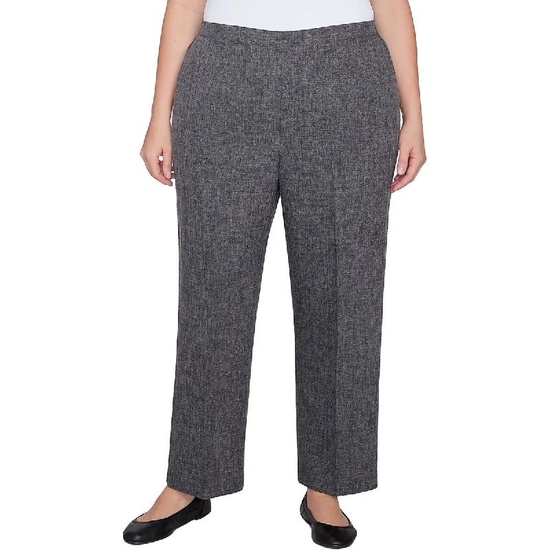 breathable women’s pantsAlfred Dunner Womens Plus Elastic waist Pull On High-Waisted Pants