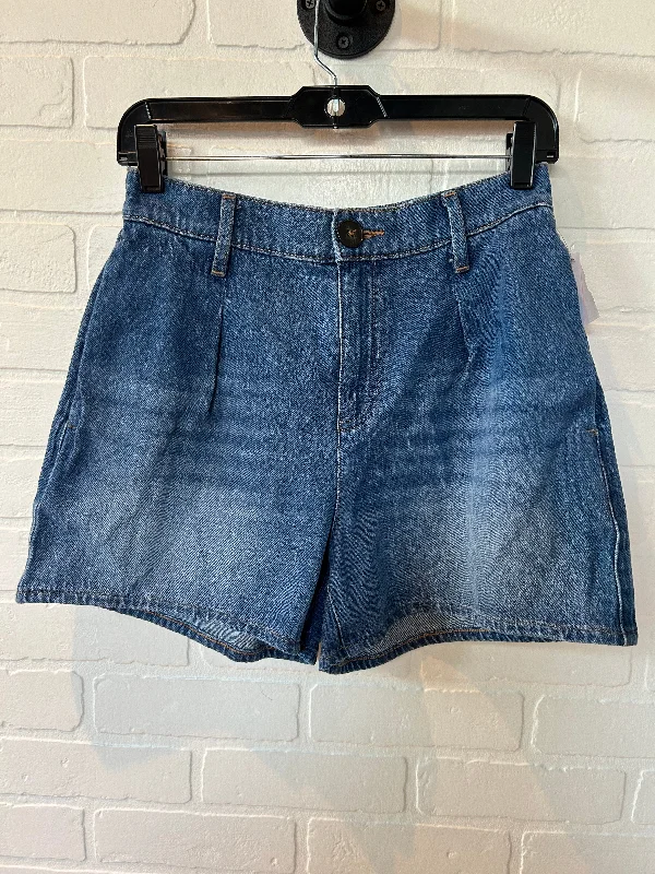 women's yoga denim shortsBlue Denim Shorts Express, Size 4