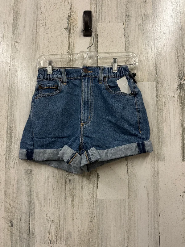 soft fabric women's shortsBlue Denim Shorts Garage, Size 0