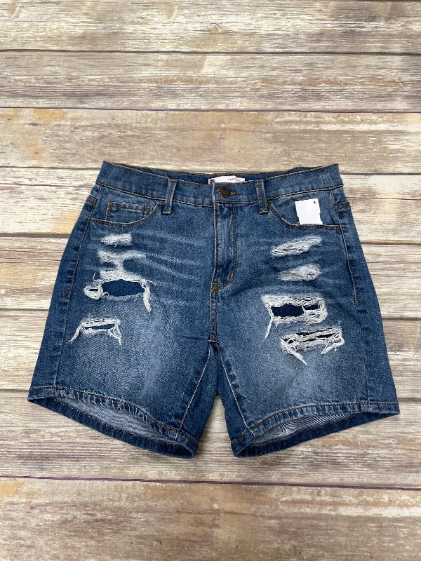 women's skort shortsBlue Denim Shorts So, Size 8