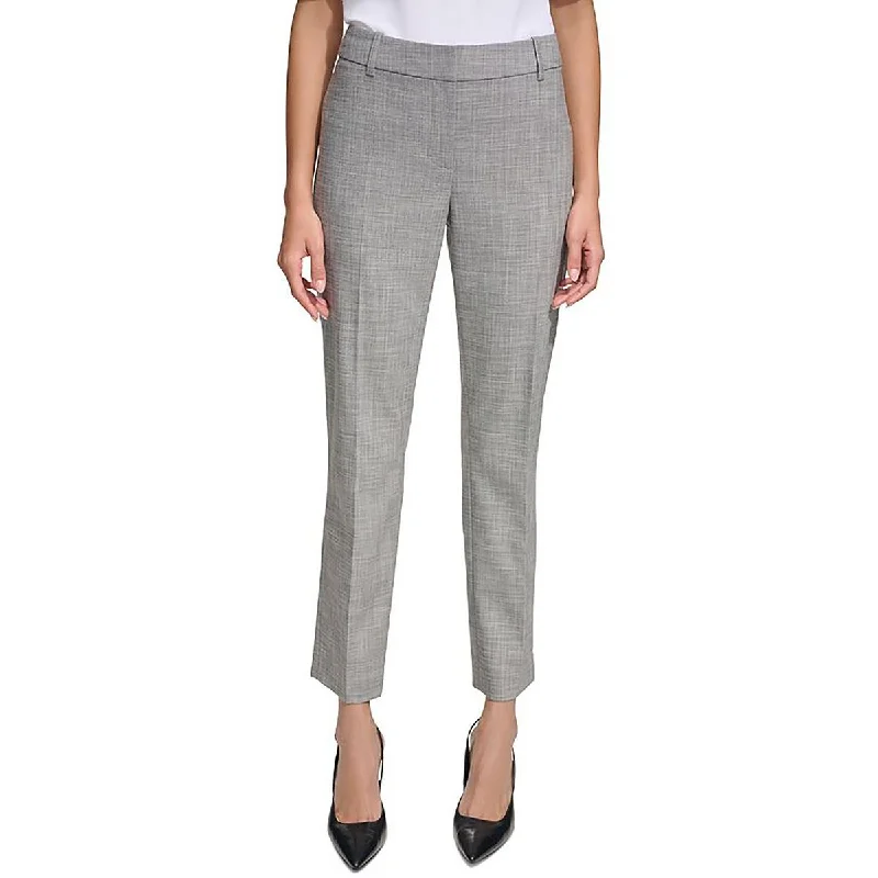 women’s pants with pocketsCalvin Klein Womens Straight Leg Office Wear Ankle Pants