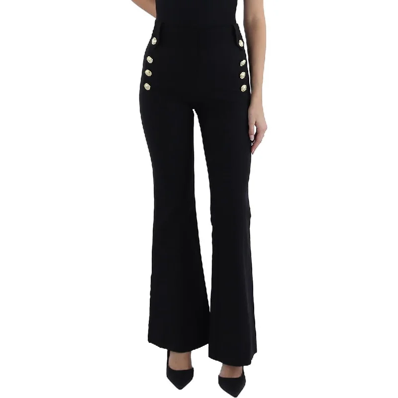 women’s pants for date nightDerek Lam 10 Crosby Womens Robertson High Rise Sailor Flared Pants