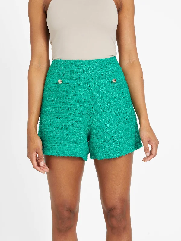 women's sleek shortsDianne Boucle Tweed Shorts