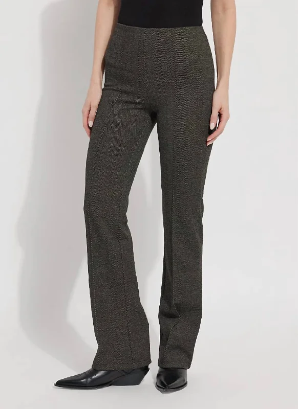 office pants for womenElysse Wide Leg Pant In Smoked Herringbone