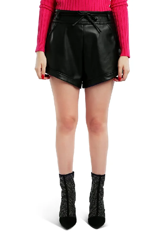 women's running shortsfaux leather shorts