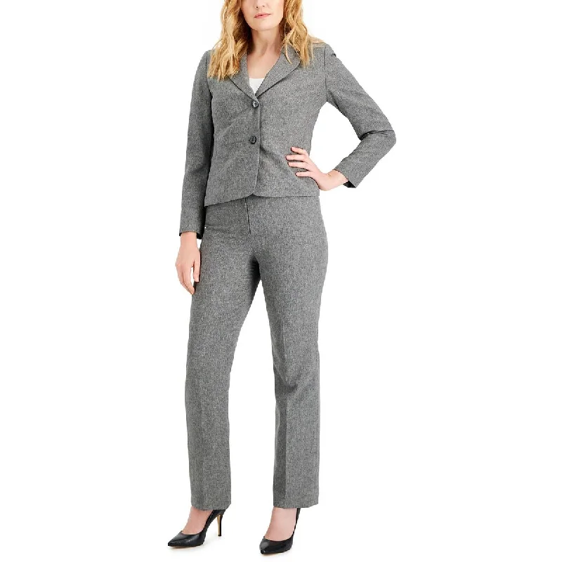 elegant women's pantsLe Suit Womens Petites Woven Pattern Dress Pants