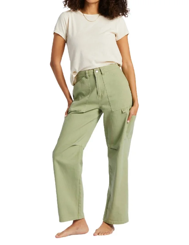 women’s utility pantsLeia Cargo Pant In Avocado