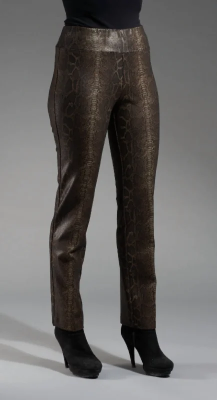 soft pants for womenLiquid Cobra Pant In Brown