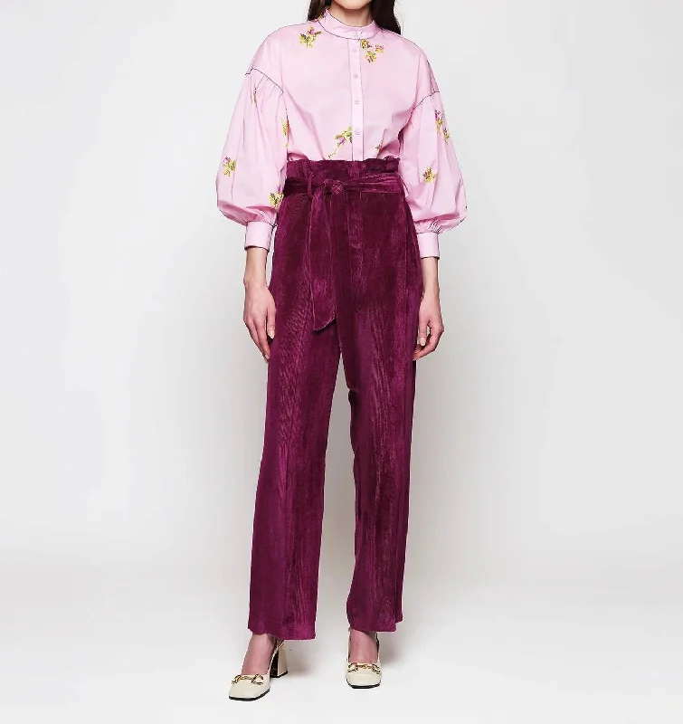 women’s pants with pocketsLola Pant In Purple