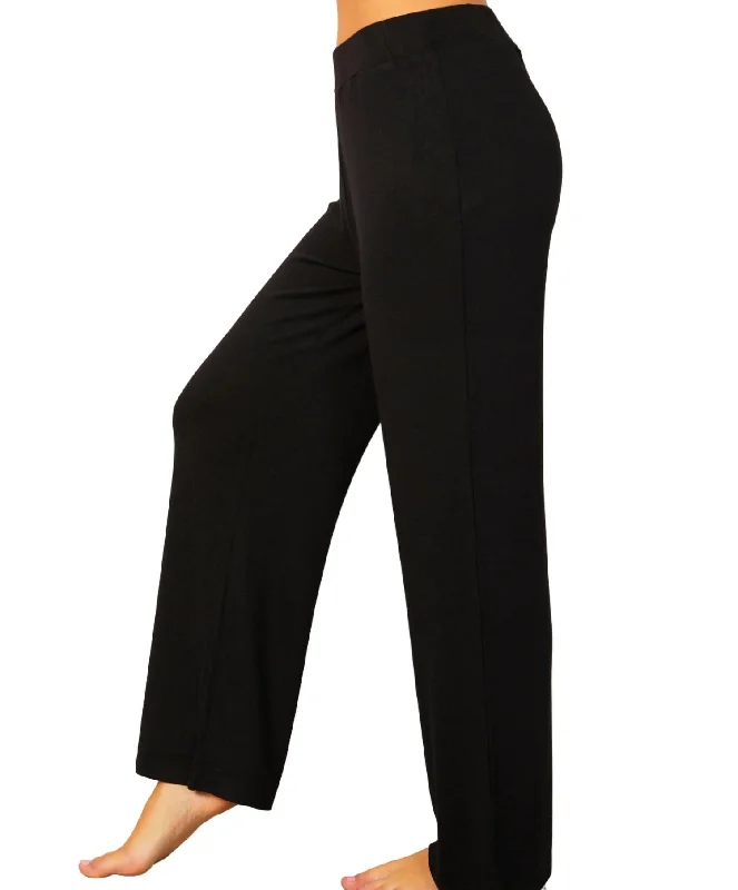 women’s pants with zipperLounge Pant In Black