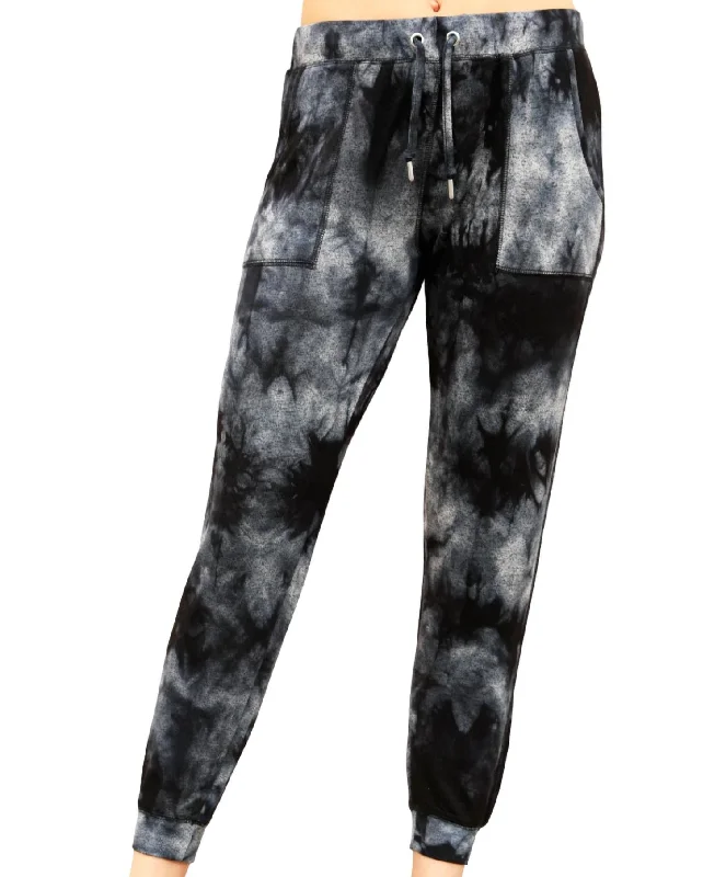 high-end women’s pantsMarble Wash Joggers In Carbon