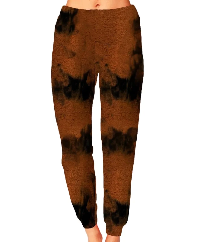 women’s pants for fallMarble Wash Joggers In Spice