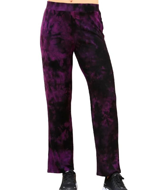 eco-friendly women’s pantsMarble Wash Lounge Pant In Grape