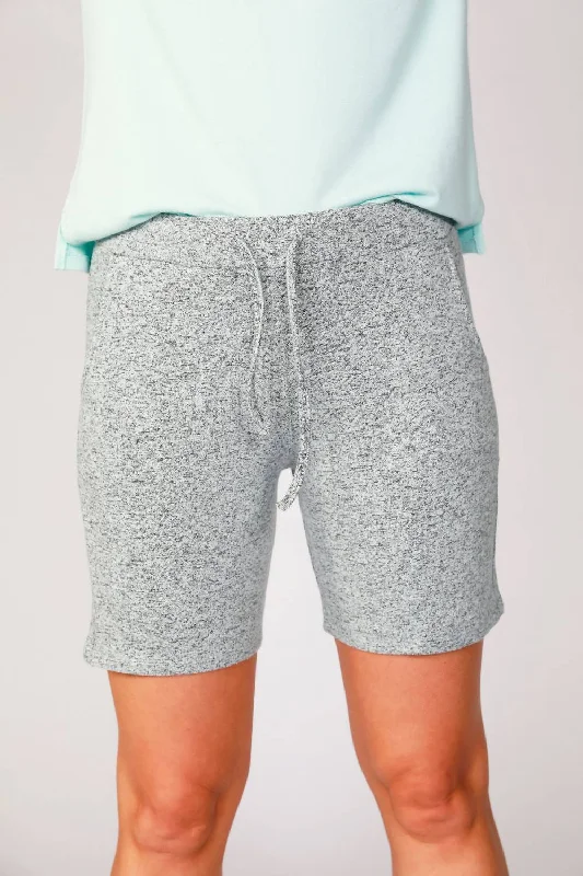 women's colorful shortsMelange Shorts In Mist