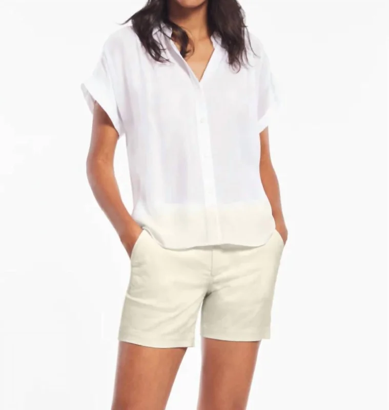 cool summer shorts for womenMitchell Chino Short In Sand