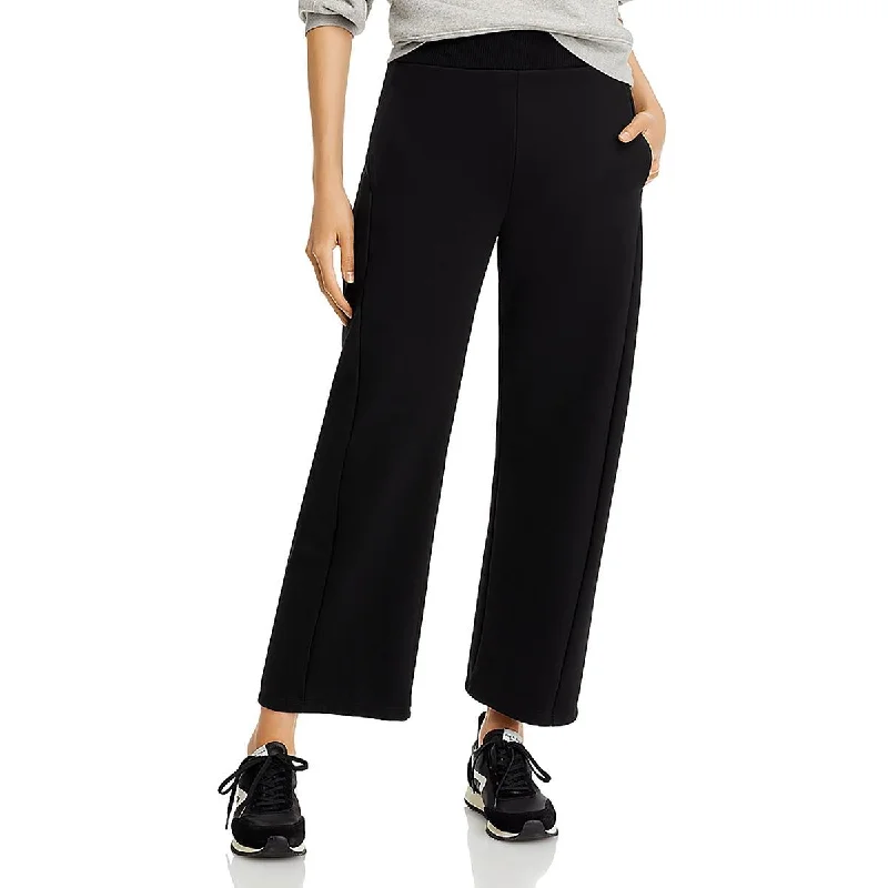 high-end women’s pantsMother Womens High Rise Pull On Wide Leg Pants