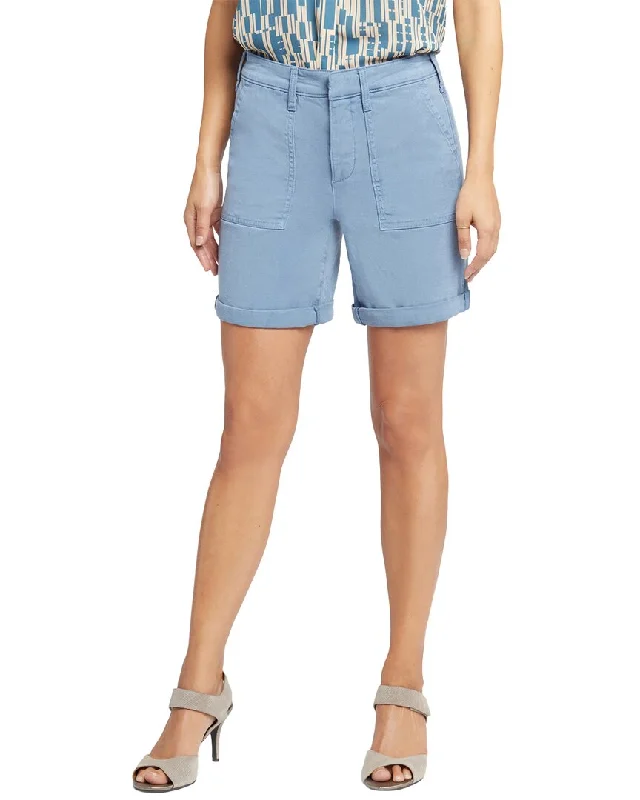 lightweight active women's shortsNYDJ Cargo Short Blue Stone Jean