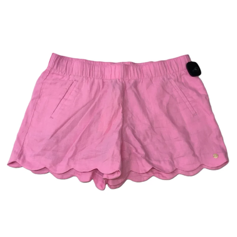 women's bike shortsPink  Shorts Designer By Lilly Pulitzer  Size: L