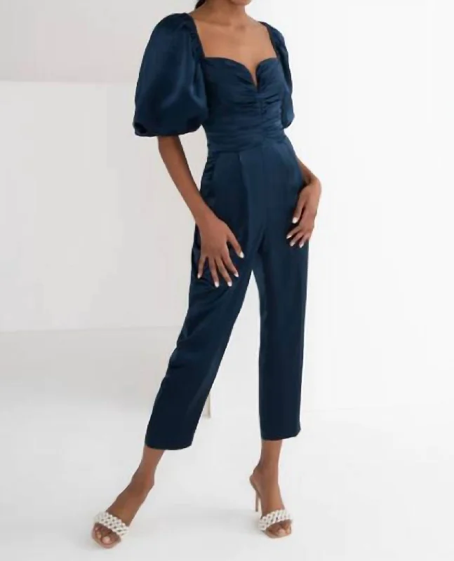 women’s maternity pantsSantucci Jumpsuit In Ink Navy