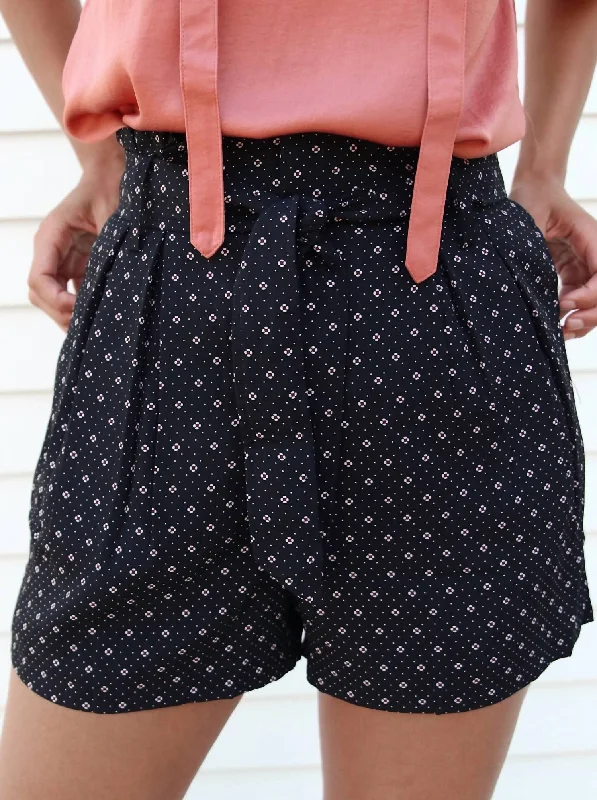 summer casual shortsSerafina Shorts In Positano Print