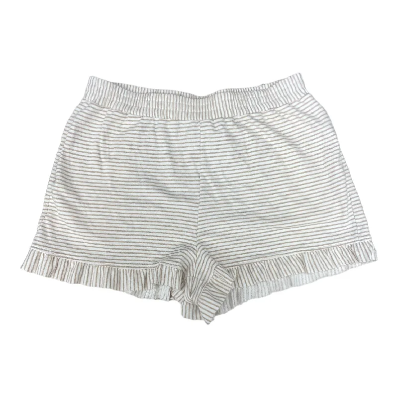 waterproof women's shortsStriped Pattern Shorts Hem & Thread, Size L