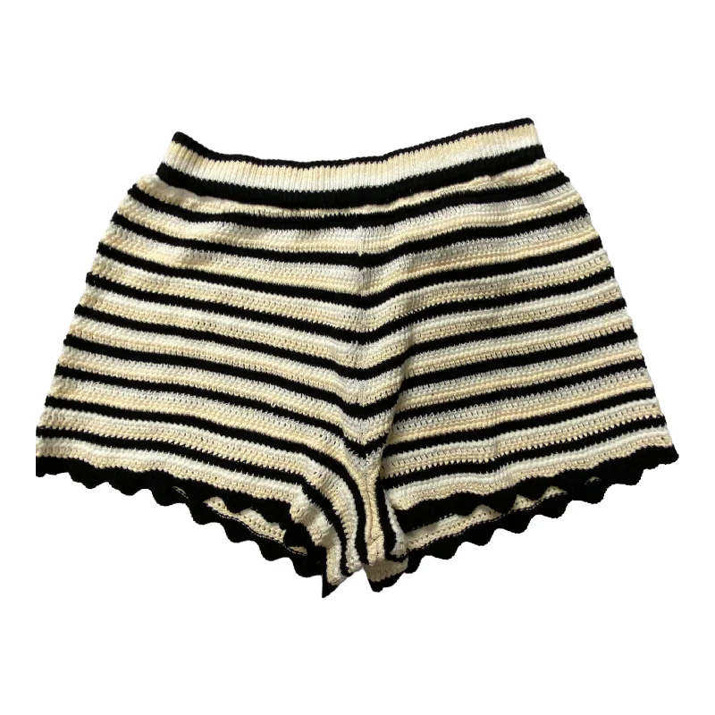 women's short shortsStriped Pattern Shorts HENSY, Size L