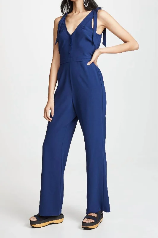 women’s pants for travelTopeka Jumpsuit In Lapis