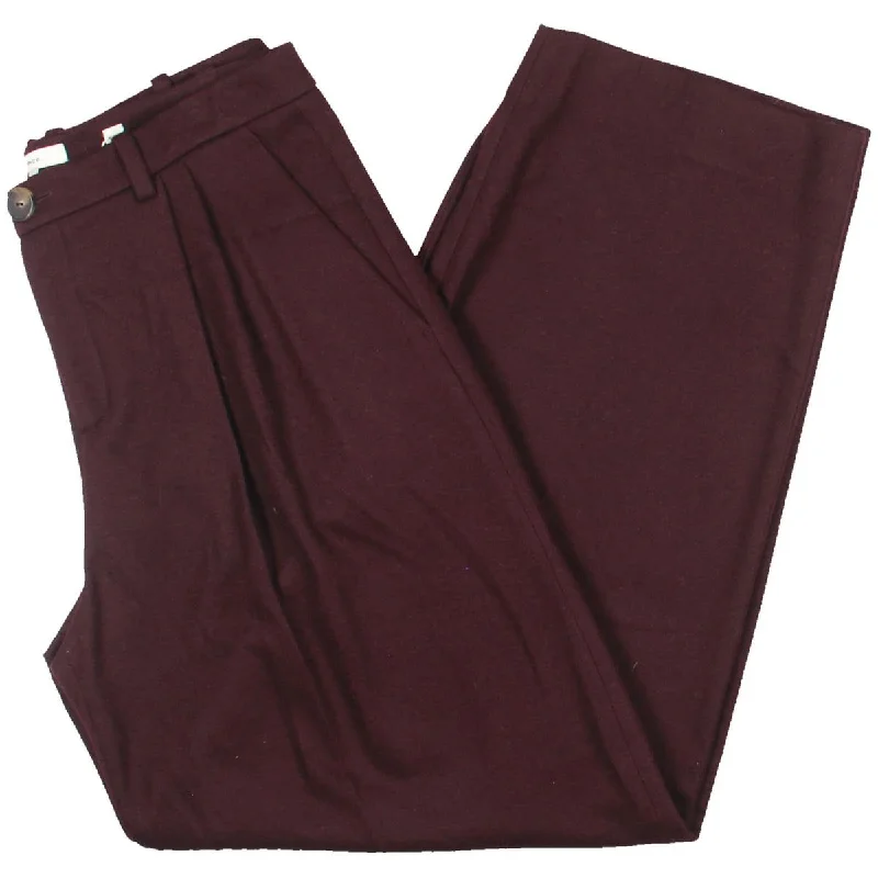 women’s pants for travelVince Womens Wool Blend Low Rise Wide Leg Pants