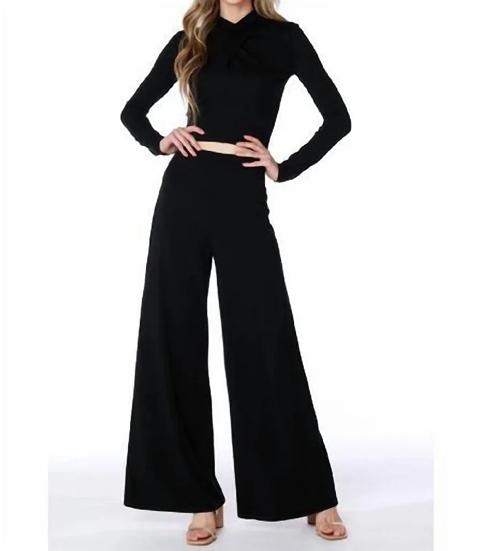 tailored women’s pantsWide Leg Pant In Black